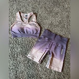 Gymshark Purple Ombré adapt set